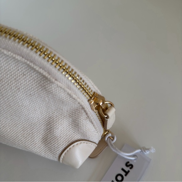 NWT! Stoney Clover Lane Half Moon Canvas Pouch - Picture 5 of 8